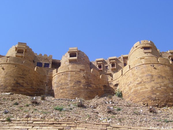 Jaisalmer Fort - A part of sandstone wall