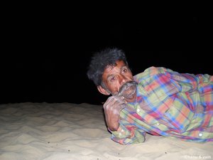 A villager - at night on Thar