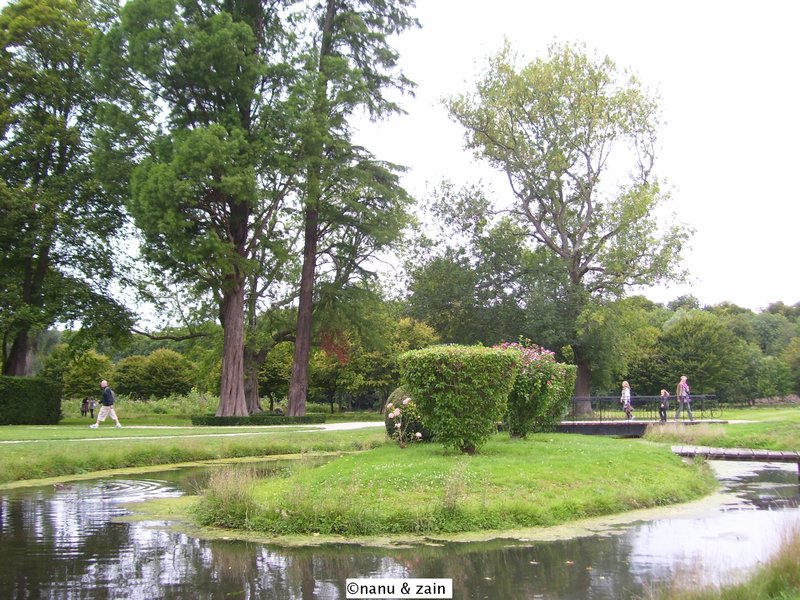 The garden of Château de Chantilly