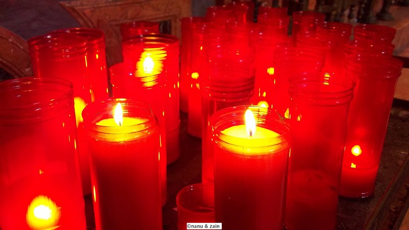 Candles in Catedral 