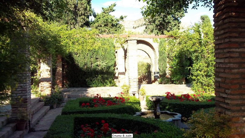The garden of Alcazaba