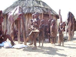 Himba Children dance