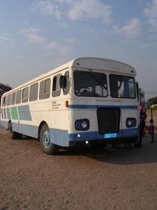 The bus to Shakawe