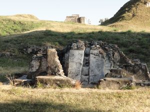 Nonrestored ruins at Zaculeu