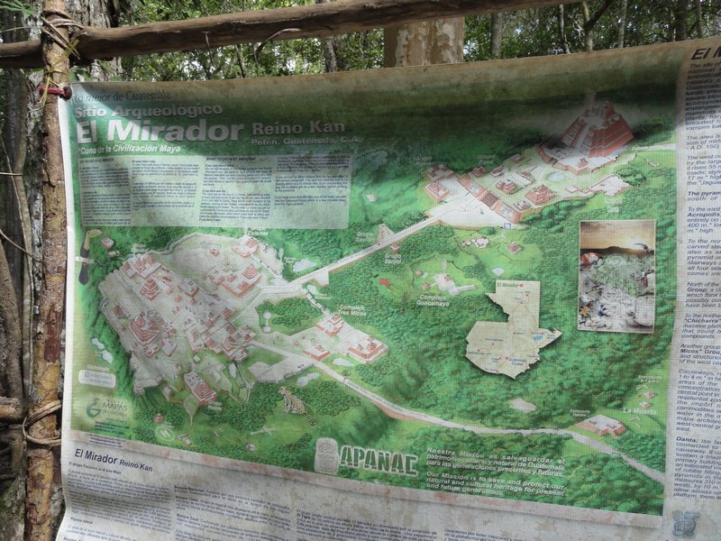 Map of El Mirador