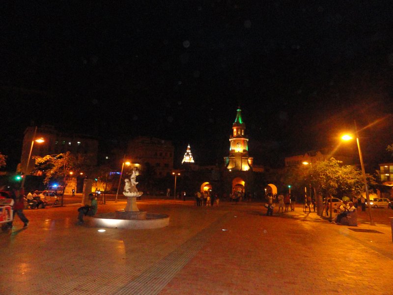 plaza outside of the walled city
