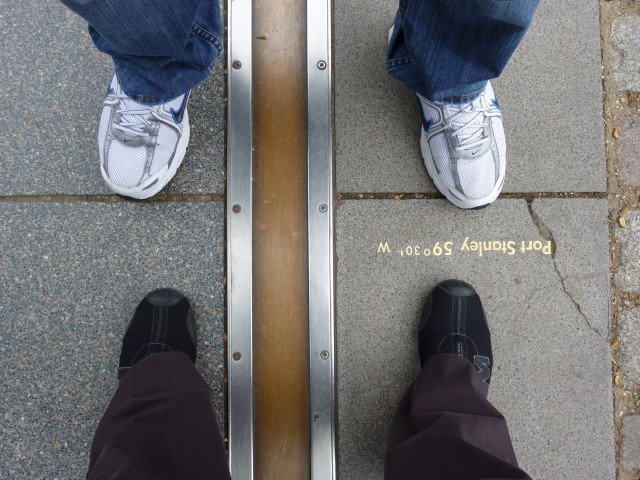 Standing on the Meridian Line