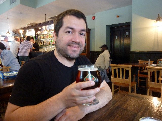 Dan and his new favourite beer