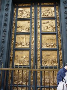 Golden doors to the Duomo