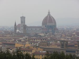 Duomo sticks out quite a bit