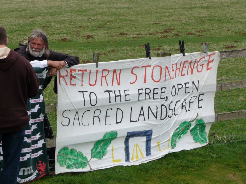 Crazy man trying to reclaim Stonehenge for the Druids