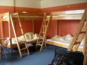 My room in the Easy Palace Youth Hostel