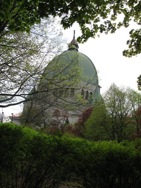 View of the dome from the Garden