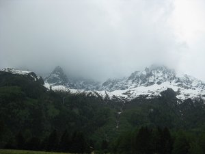 Mountains around Chamonix
