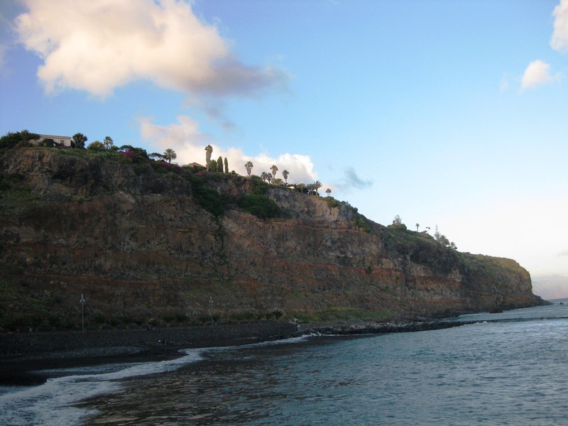 Cliffs near marina
