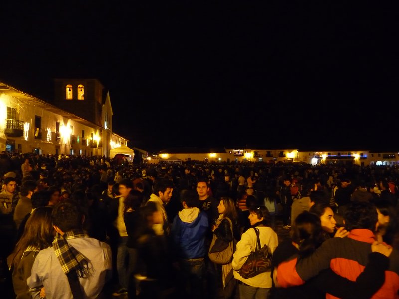 Festival of lights in Villa de Leiva