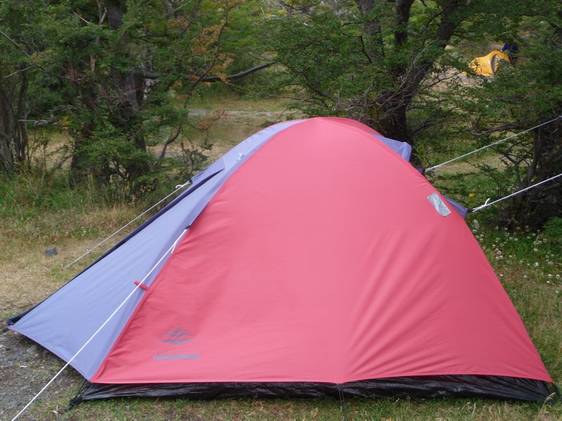 5 Tent for the first night in Torres del Paine
