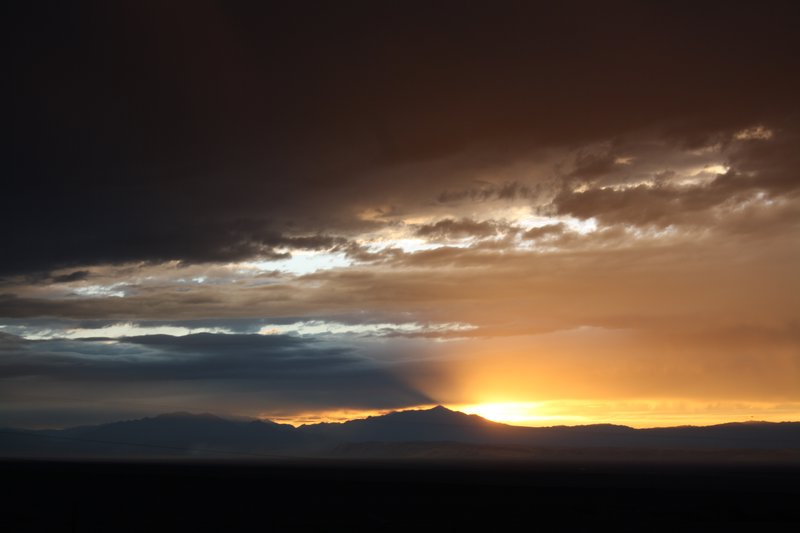 Stunning sunsets in the Taklamakan Desert