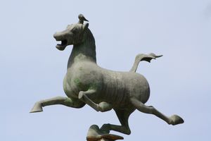 The famous flying horse of Wuwei