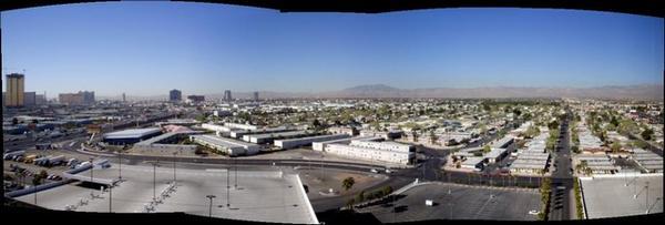 Las Vegas from the Hotelroom