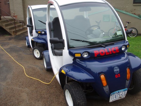 Saranac Lake Village's Electric Cop Cars