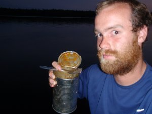 Brett and his dinner can!