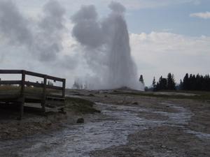 Old Faithful from the other side.
