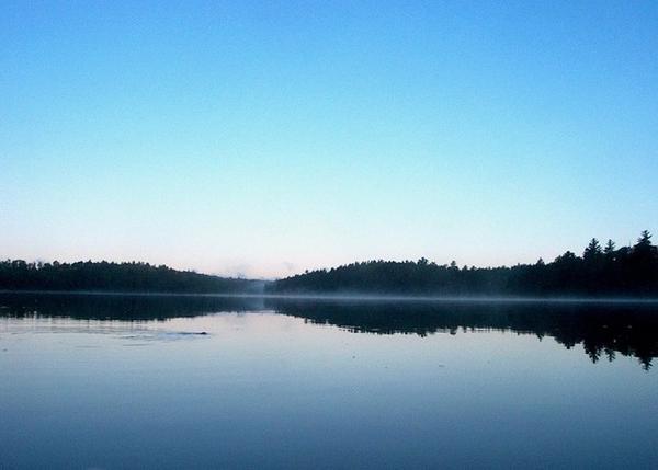 Dawn on Knife Lake