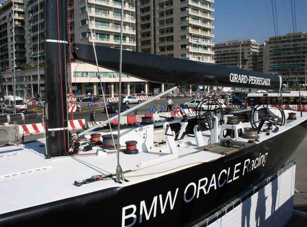 BMW Oracle at Genova Boat Show