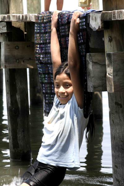 Local Girl Playing on the Jetty