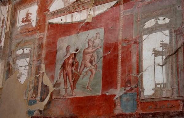 ancient fresco's in herc