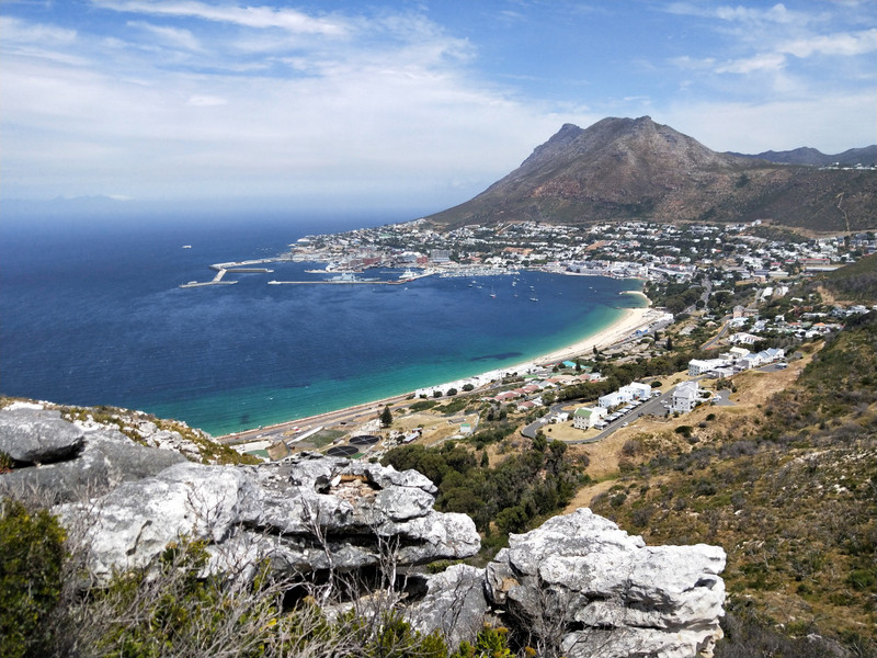 View from gun emplacement over Simon's Town 