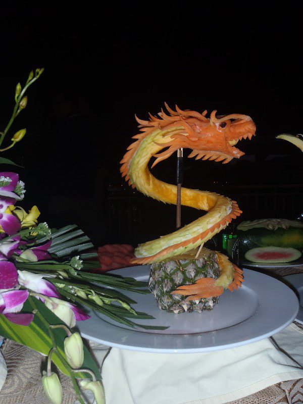 Chef whipped this up for new year's deco