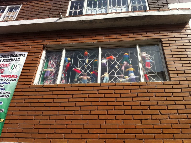 Window of one of the schools