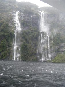 Twin waterfalls