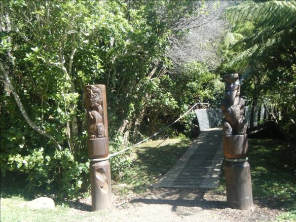 Maori footbridge