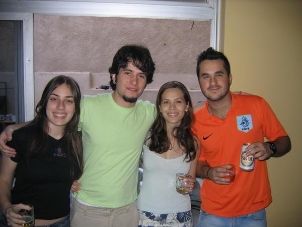 Júlia, Guilherme, Iara, Rafael