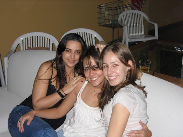 Maria and her friend Vanessa and her friend