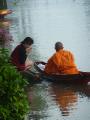 Monk and Thai woman