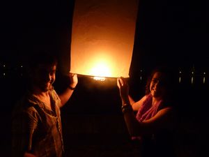 Our floating lantern