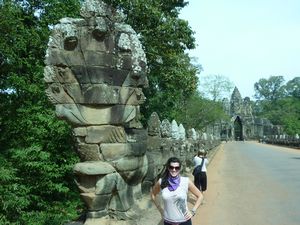 Entrance into Angkor Thom City