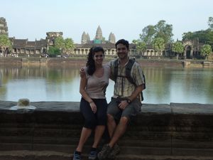 Outside of Angkor Wat