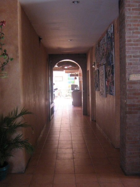 hallway to the cafeteria
