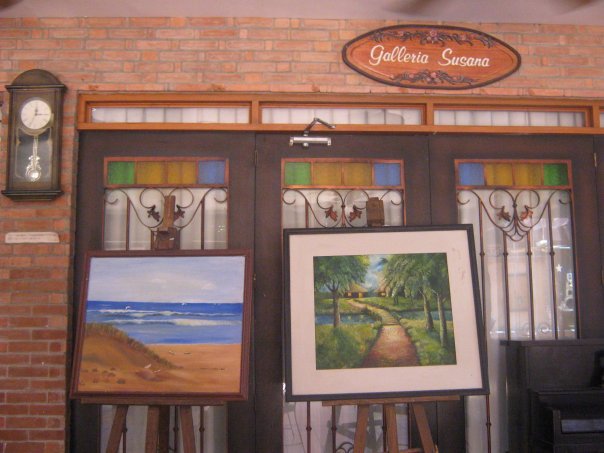 displayed paintings