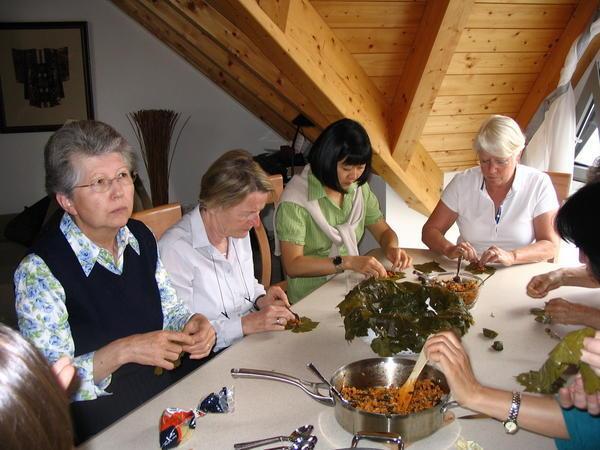 Women in Munich making Dolma