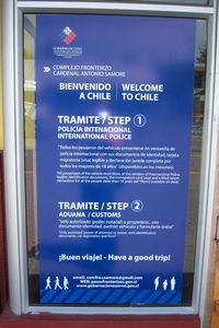 Leaving Chile