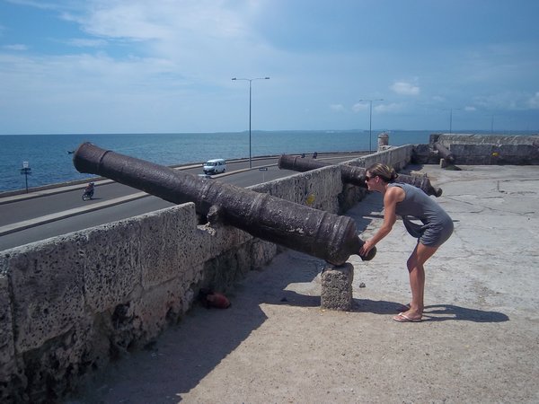 Sandy's massive cannon, Cartagena
