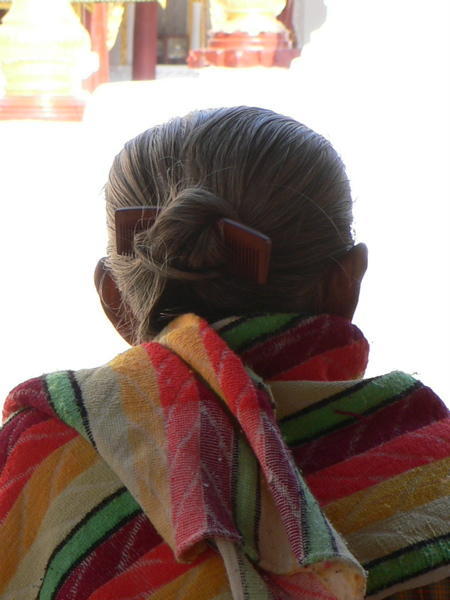 Old Temple Lady