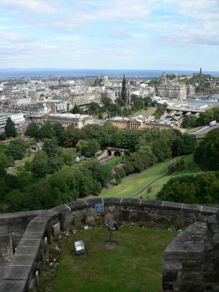 View of  Edinburgh From the Castle