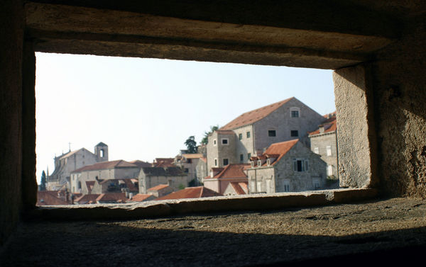 Inside the city walls